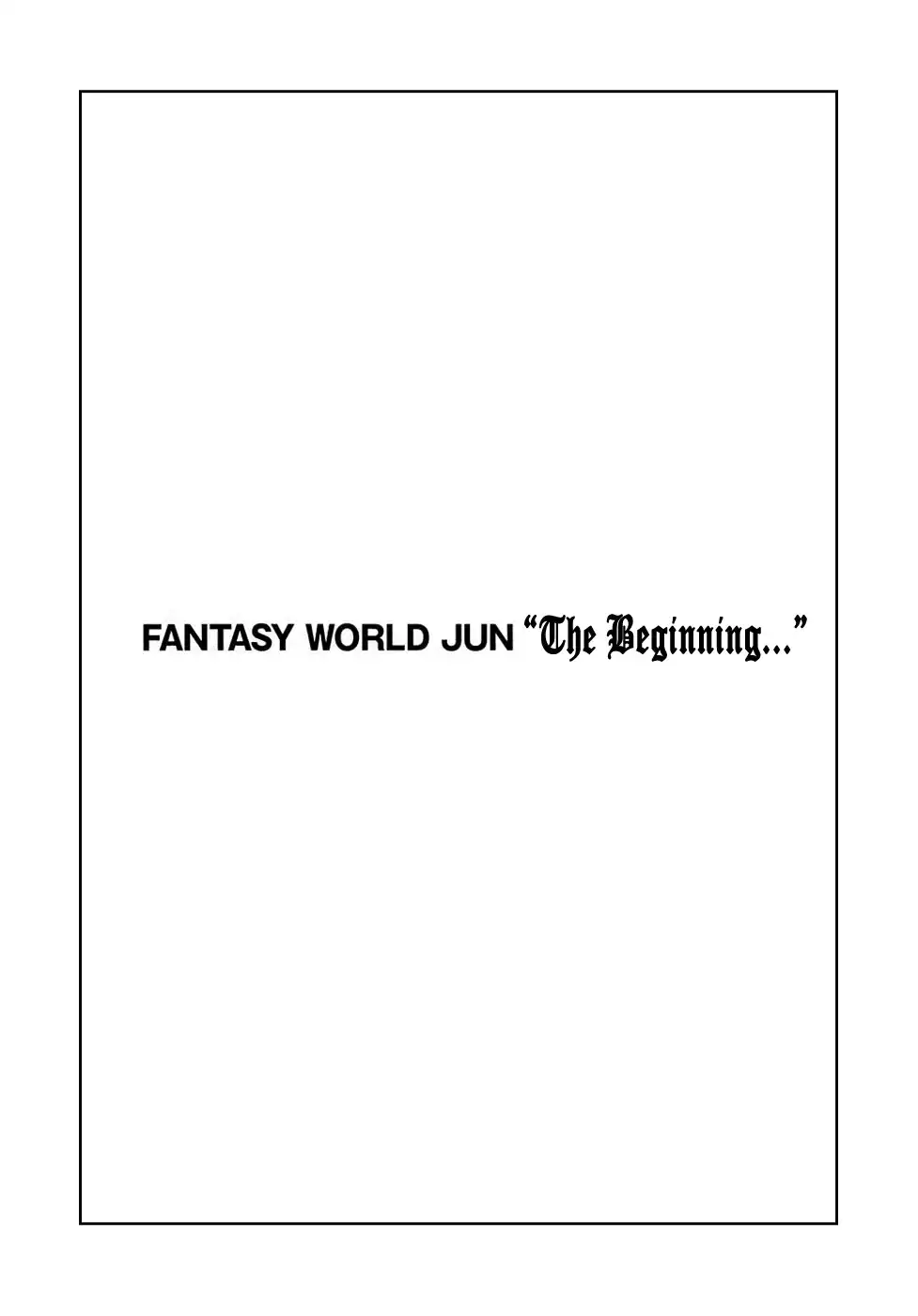 Jun - Shotaro no Fantasy World Chapter 30 1